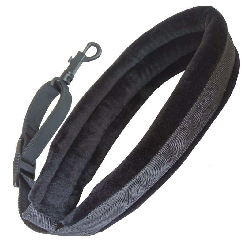 Xinlinke Xinlink Professional Black Soft Padded Saxophone Neck Strap with Snap Hook for Alto Tenor Soprano Baritone Sax Music Accessories - Image 1